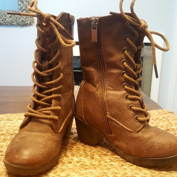 Brown High Heel Boots - Picture 3 of 3